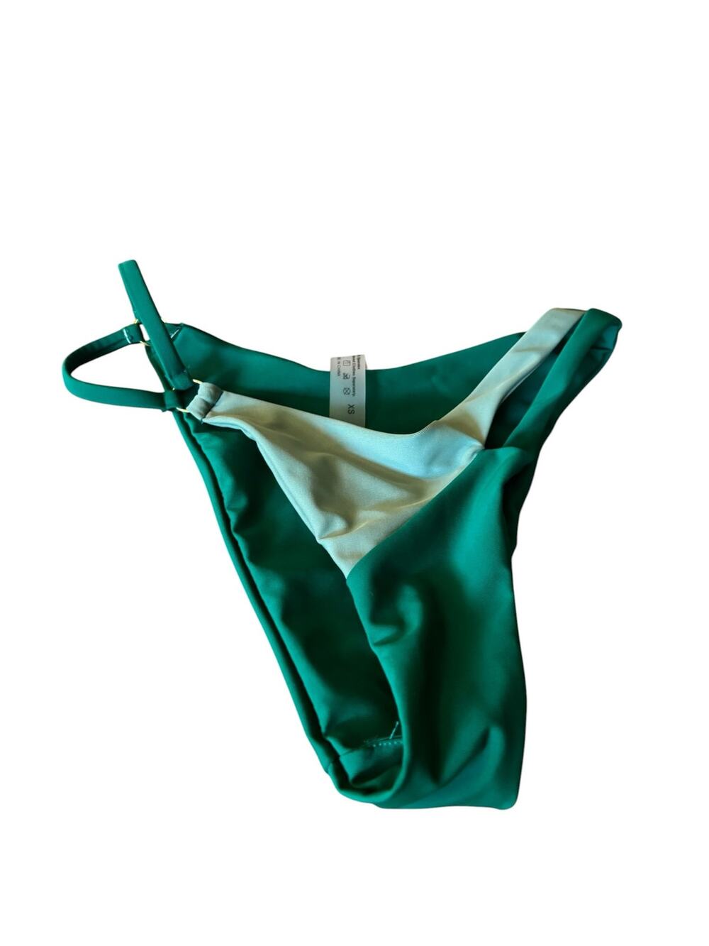 SHEIN Green String Bikini Bottom Size XS